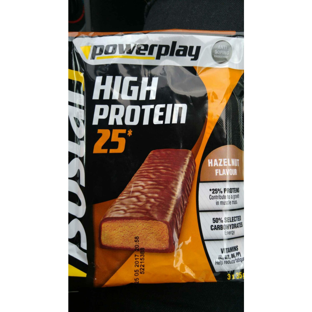 20x Isostar High Protein 25 Hazelnoot 3-Pack 105 gr