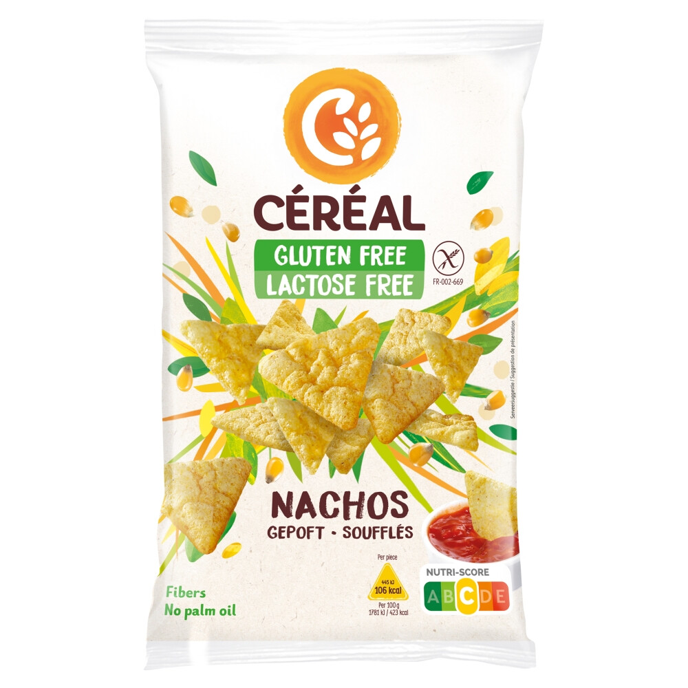 Cereal Nachos Gepoft Glutenvrij 85gram