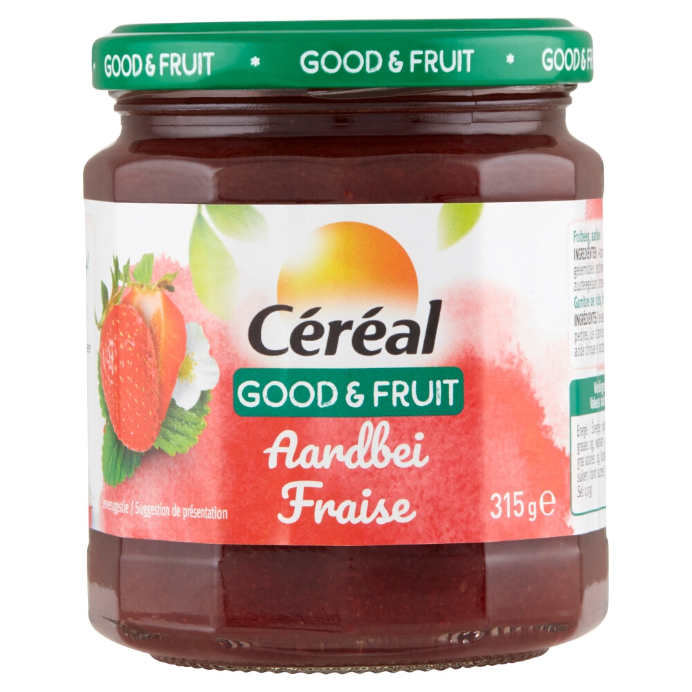 Céréal Jam Good&Fruit Aardbei 315 gr