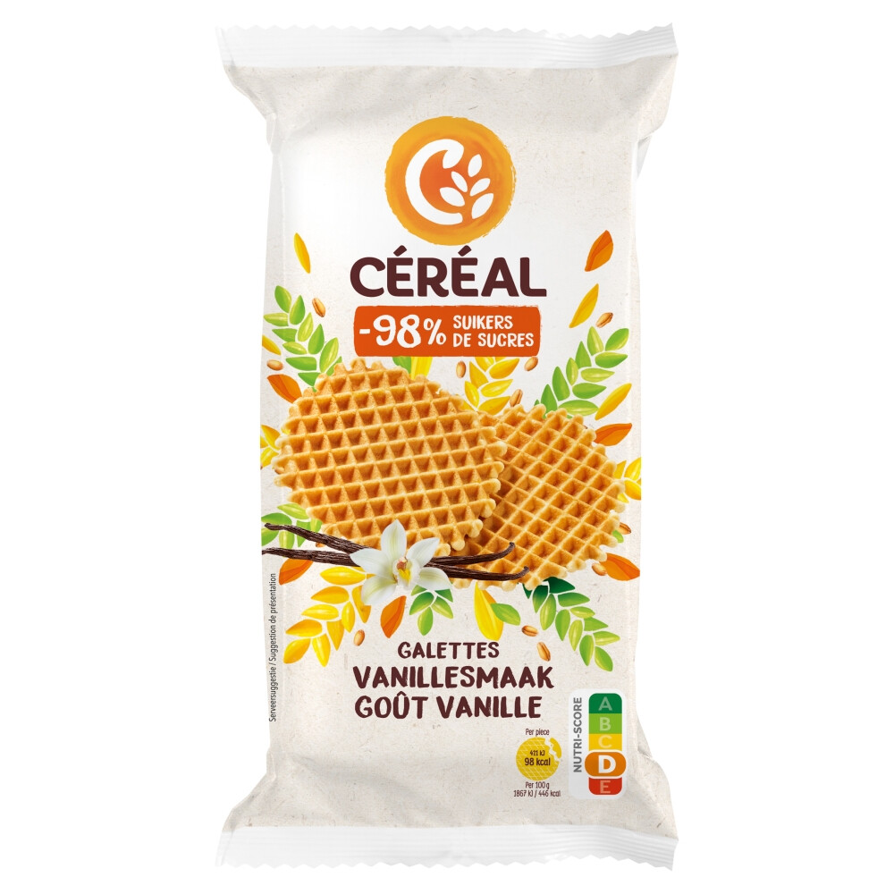 Céréal Galettes Vanillesmaak 175 gr