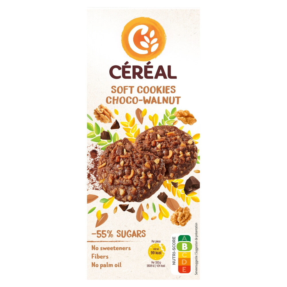 Céréal Soft Cookies Choco-Walnut 138 gr