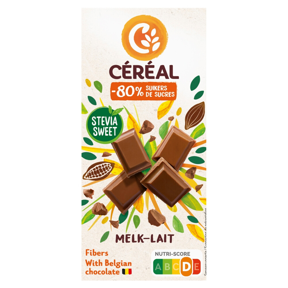 Cereal Chocolade Tablet Melk 85gr