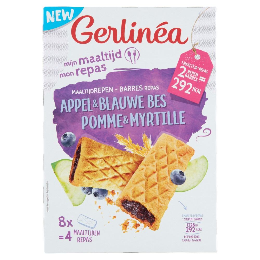 6x Gerlinea Repen Gevuld Appel&Blauwe Bes 8x45 gr