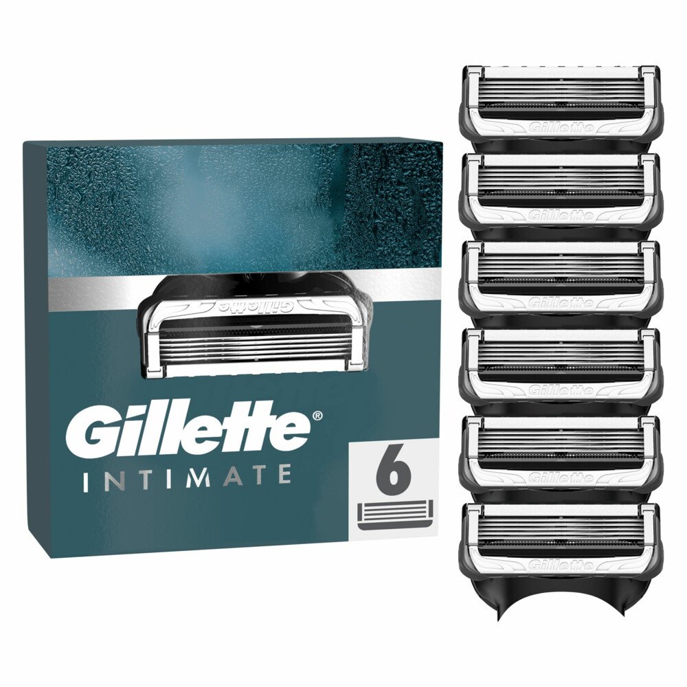 10x Gillette Intimate Navulmesjes 6 stuks