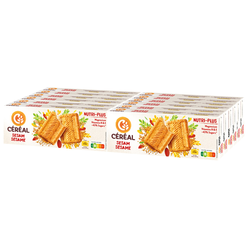 12x Céréal Koekjes Sesam 230 gr