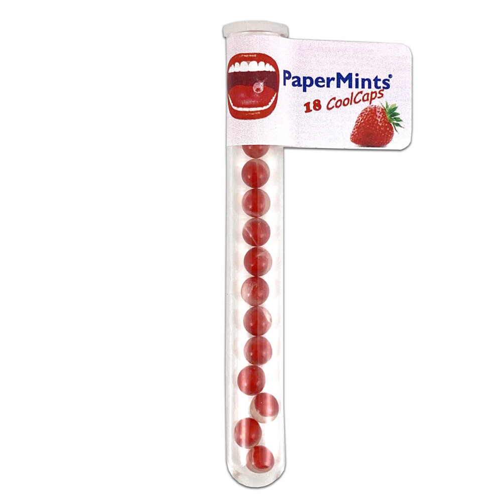 PaperMints CoolCaps Aardbei 18 stuks