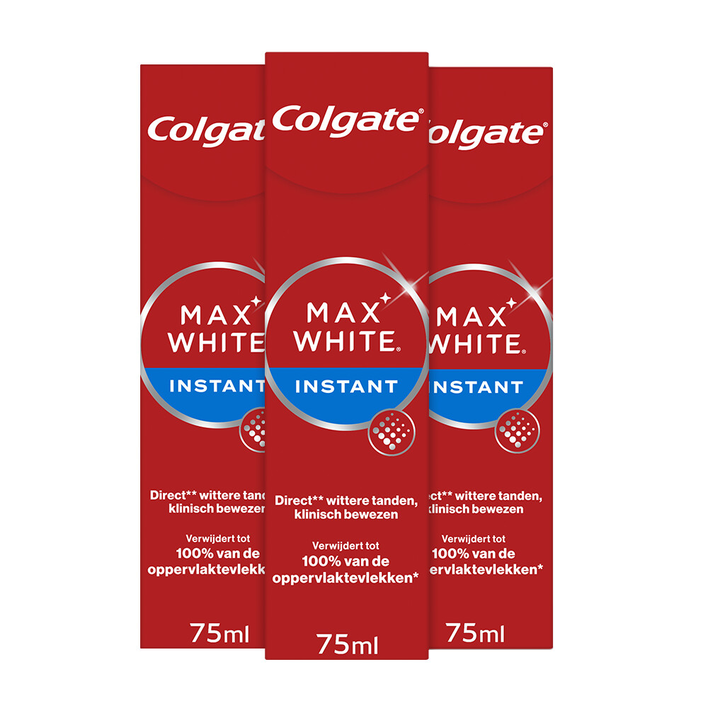 3x Colgate Tandpasta Max White One Optic 75 ml