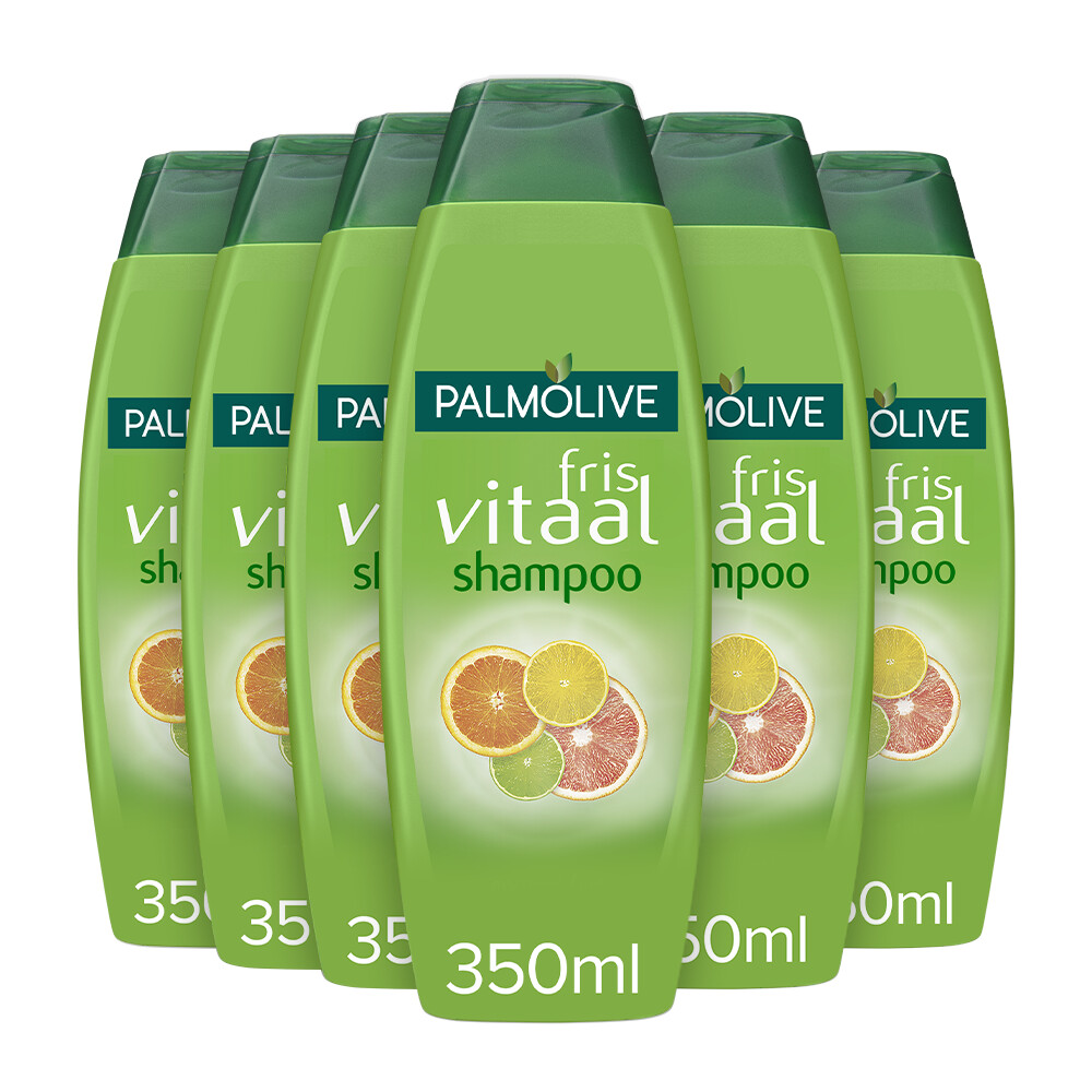 6x Palmolive Shampoo Basics Fris en Vitaal 350 ml