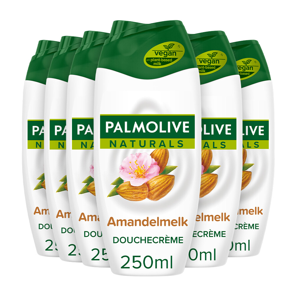 6x Palmolive Naturals Amandelmelk Douchegel 250 ml