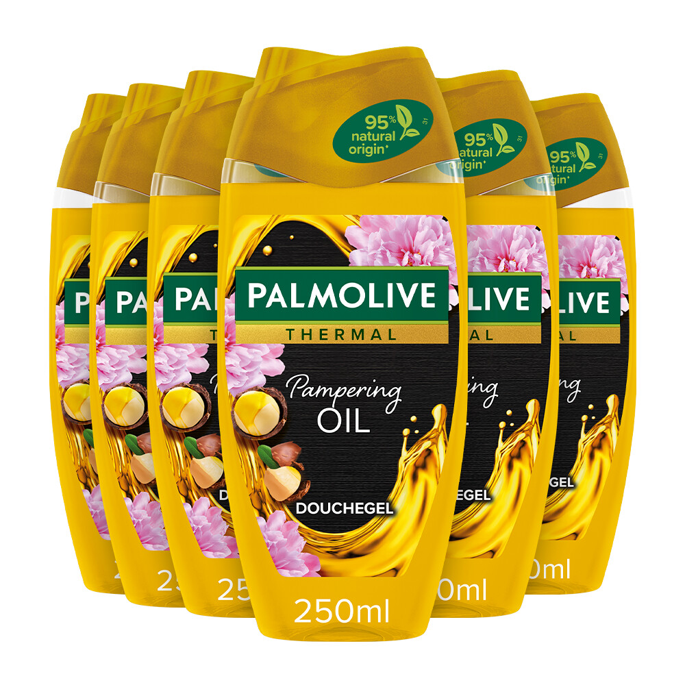 6x Palmolive Thermal Spa Pampering Oil Douchegel 250 ml