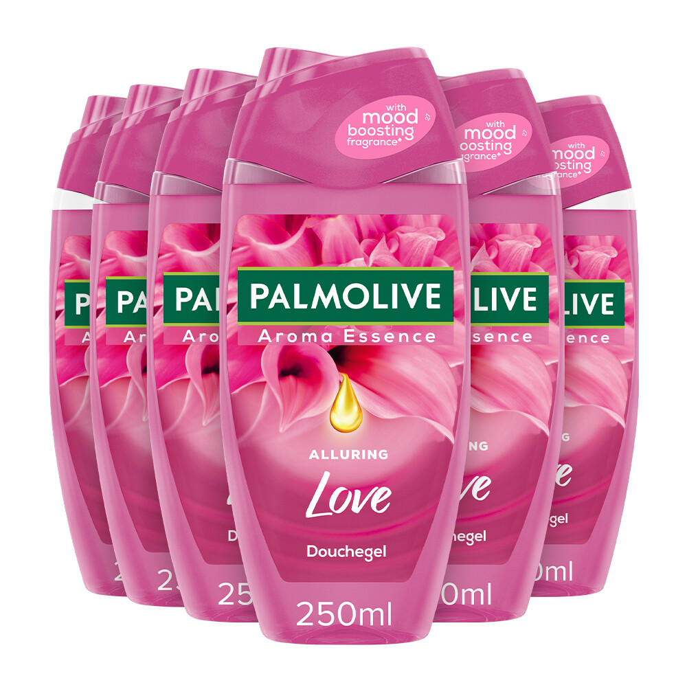 6x Palmolive Douche Aroma Essences Love Douchegel 250 ml