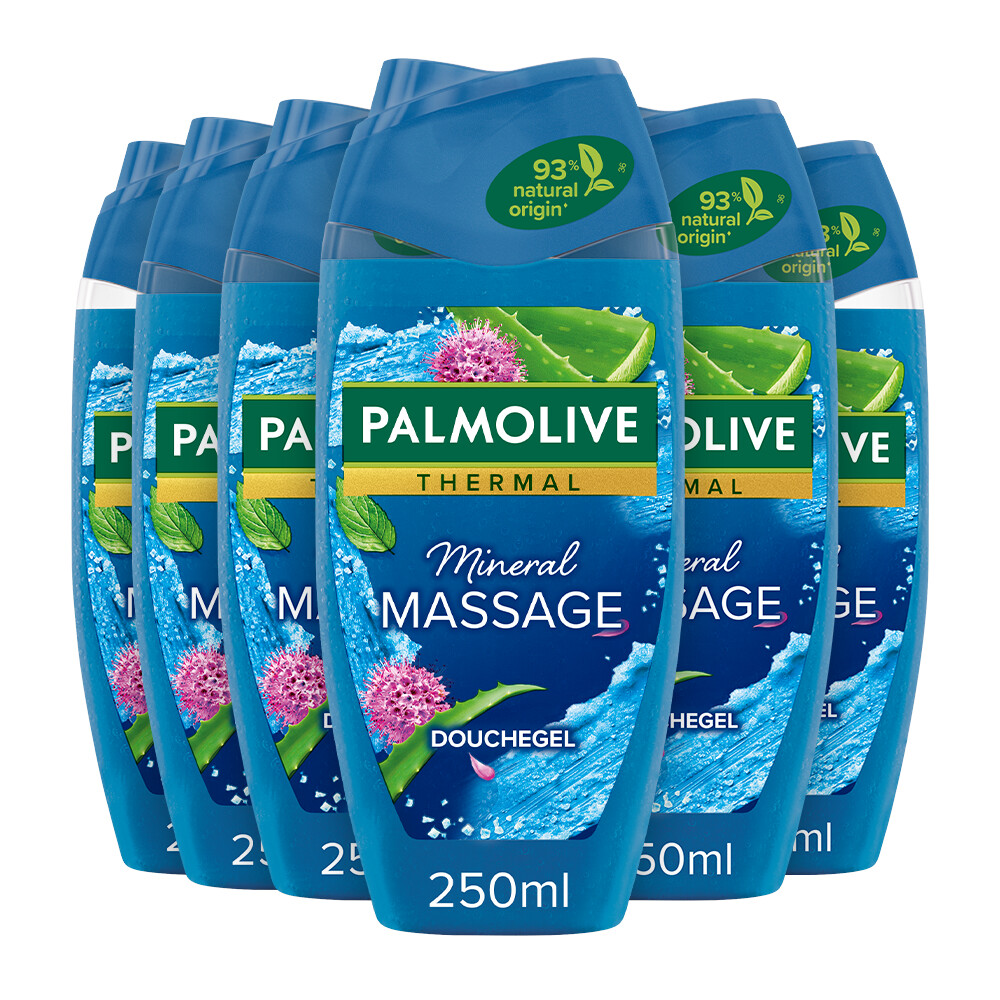 6x Palmolive Thermal Mineral Massage Douchegel 250 ml