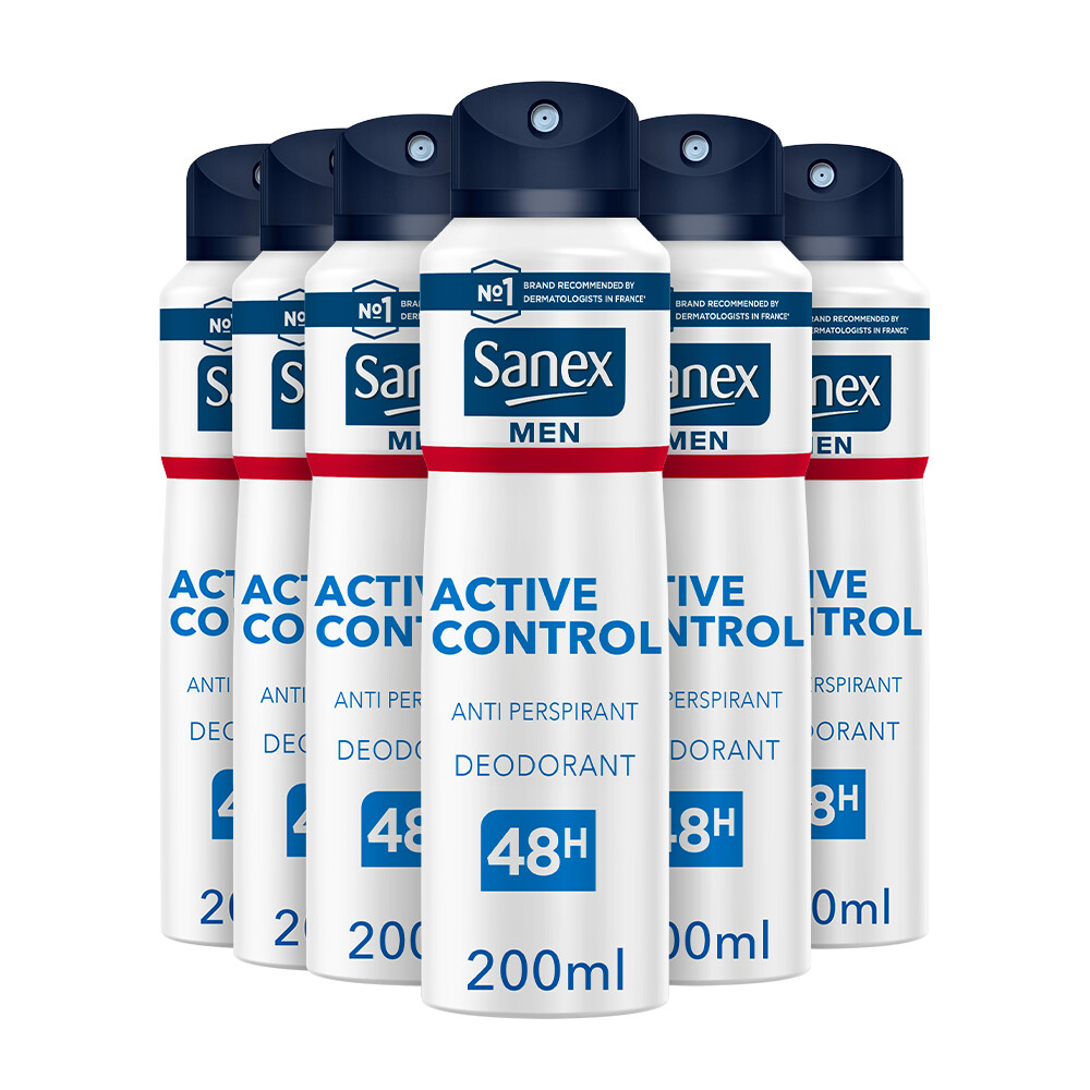 Sanex Men Deodorant Deospray Active Control Voordeelverpakking