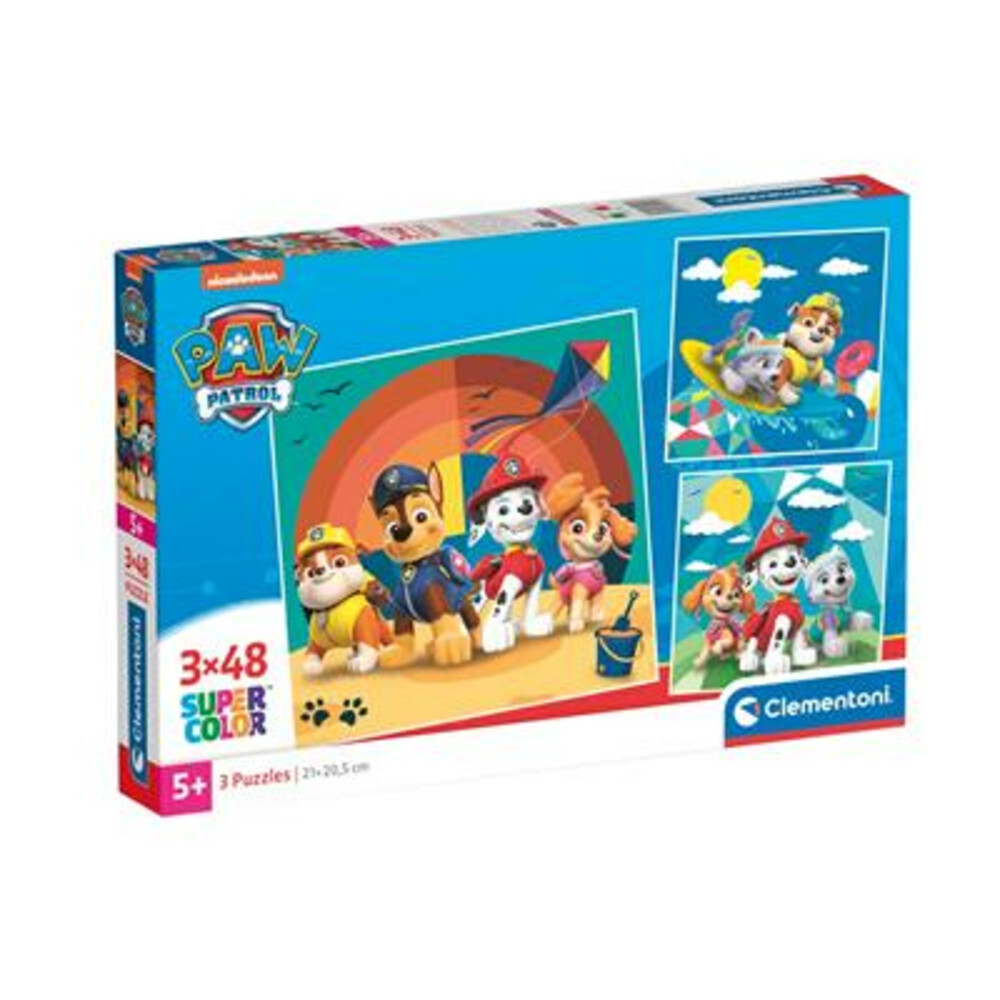 Clementoni Paw Patrol Puzzel 3 x 48 stukjes | Plein.nl