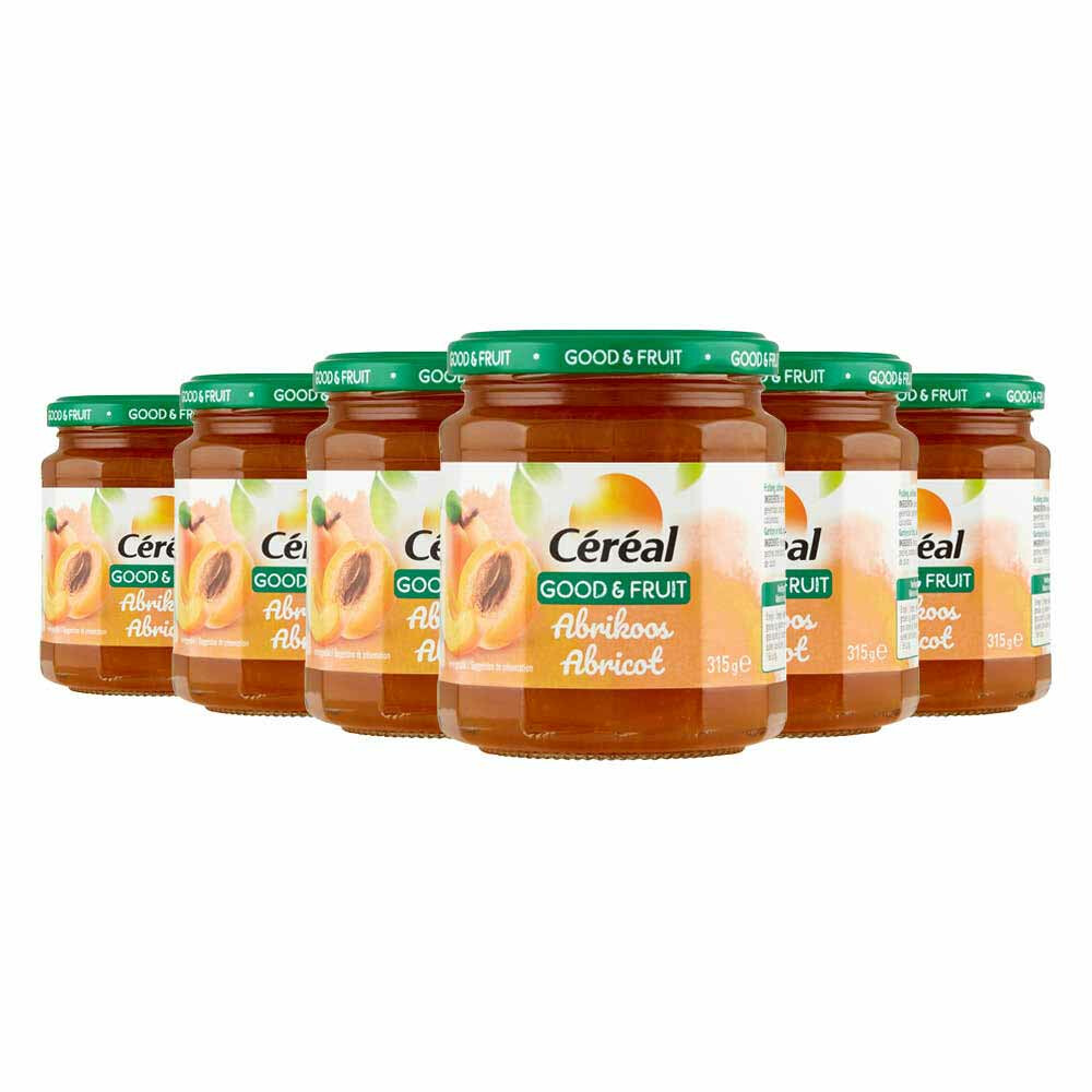 6x Céréal Jam Good&Fruit Abrikoos 315 gr