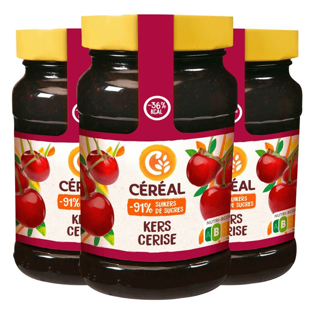 3x Céréal Jam Kers 270 gr