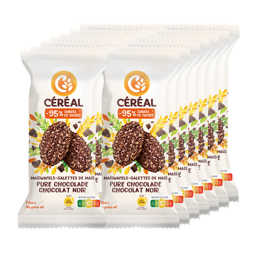 14x Céréal Maiswafel Puur 108 gr