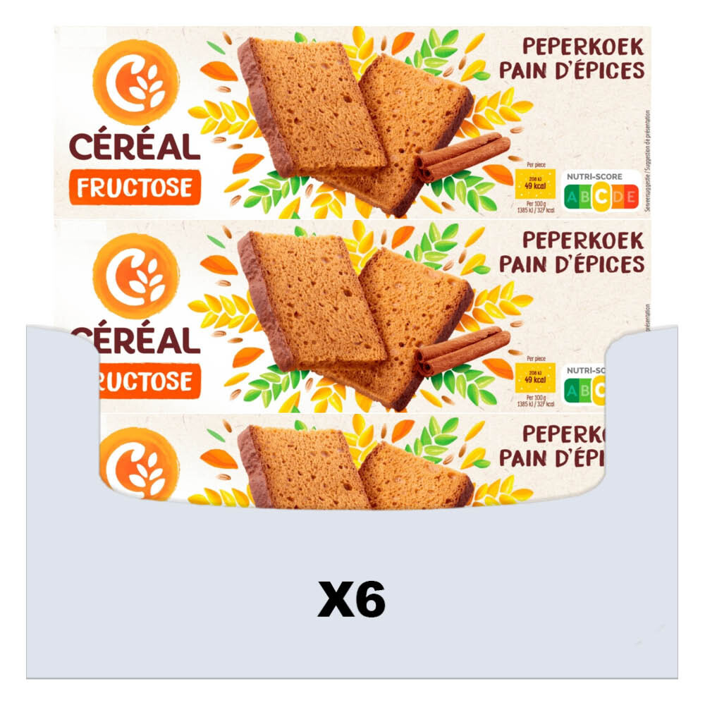 6x Céréal Ontbijtkoek 300 gr