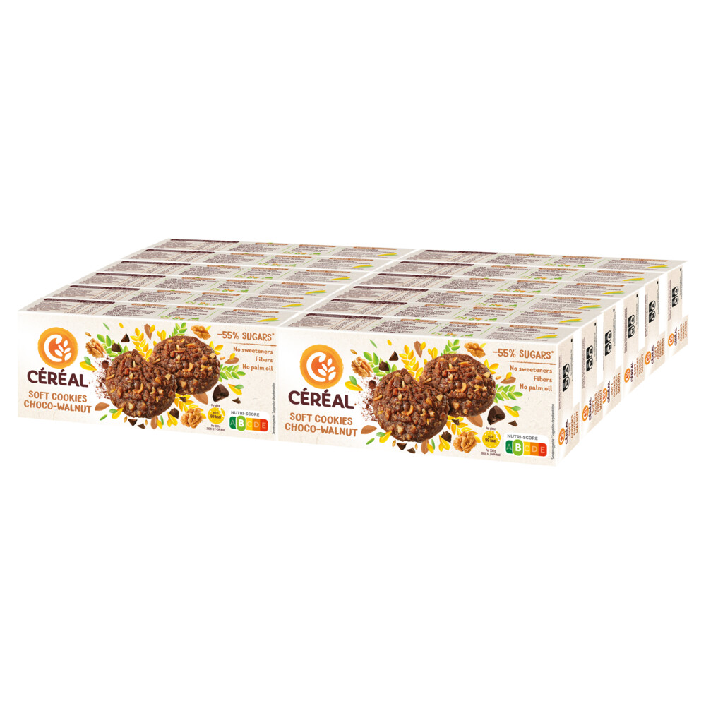 12x Céréal Soft Cookies Choco-Walnut 138 gr