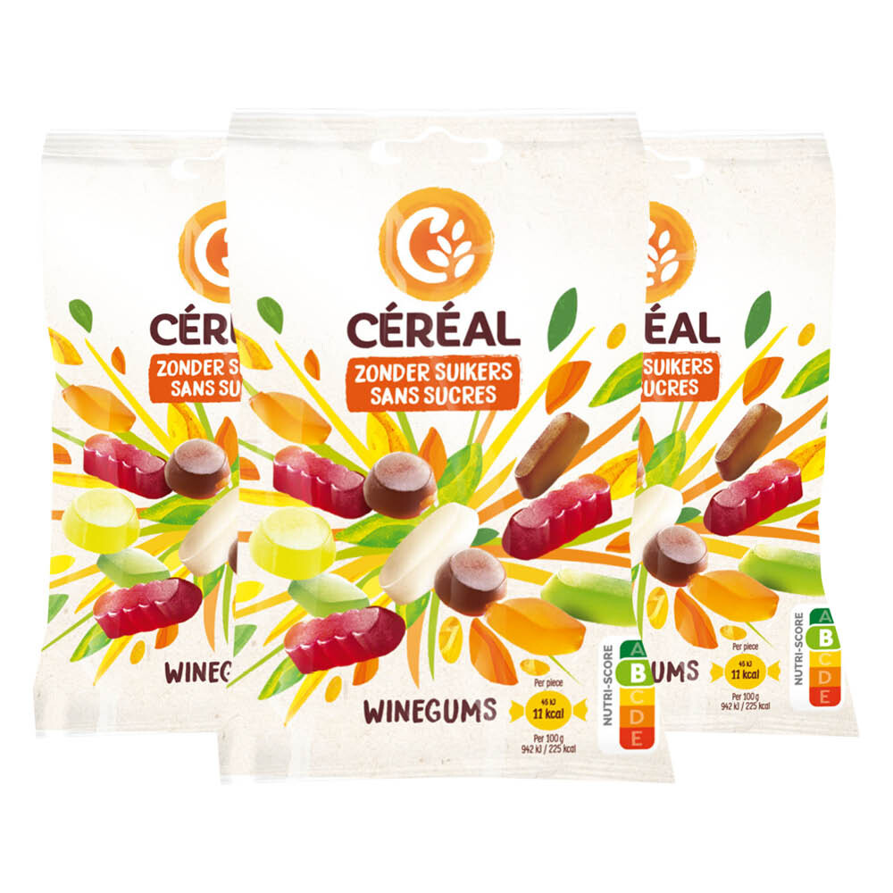 3x Céréal Winegums 100 gr
