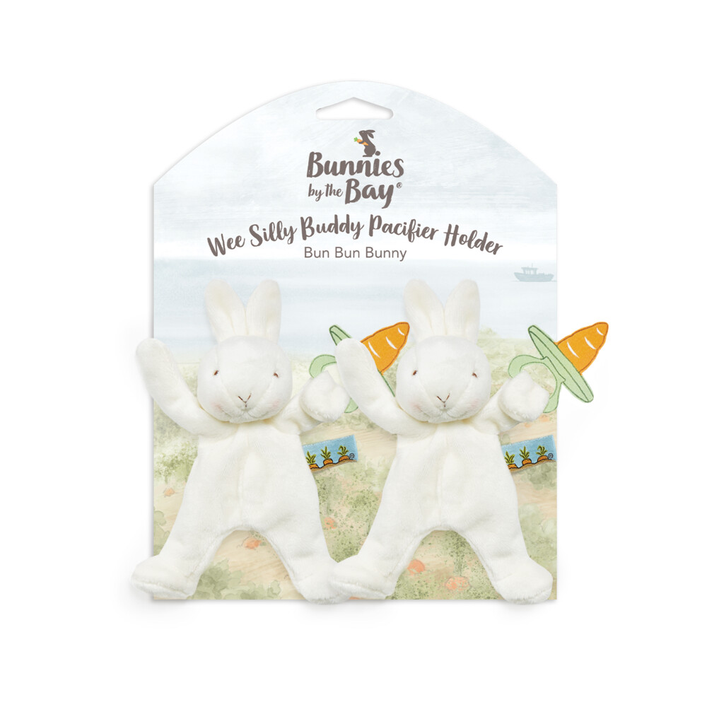 Bunnies By The Bay Speenknuffels Konijn Wit 2 stuks