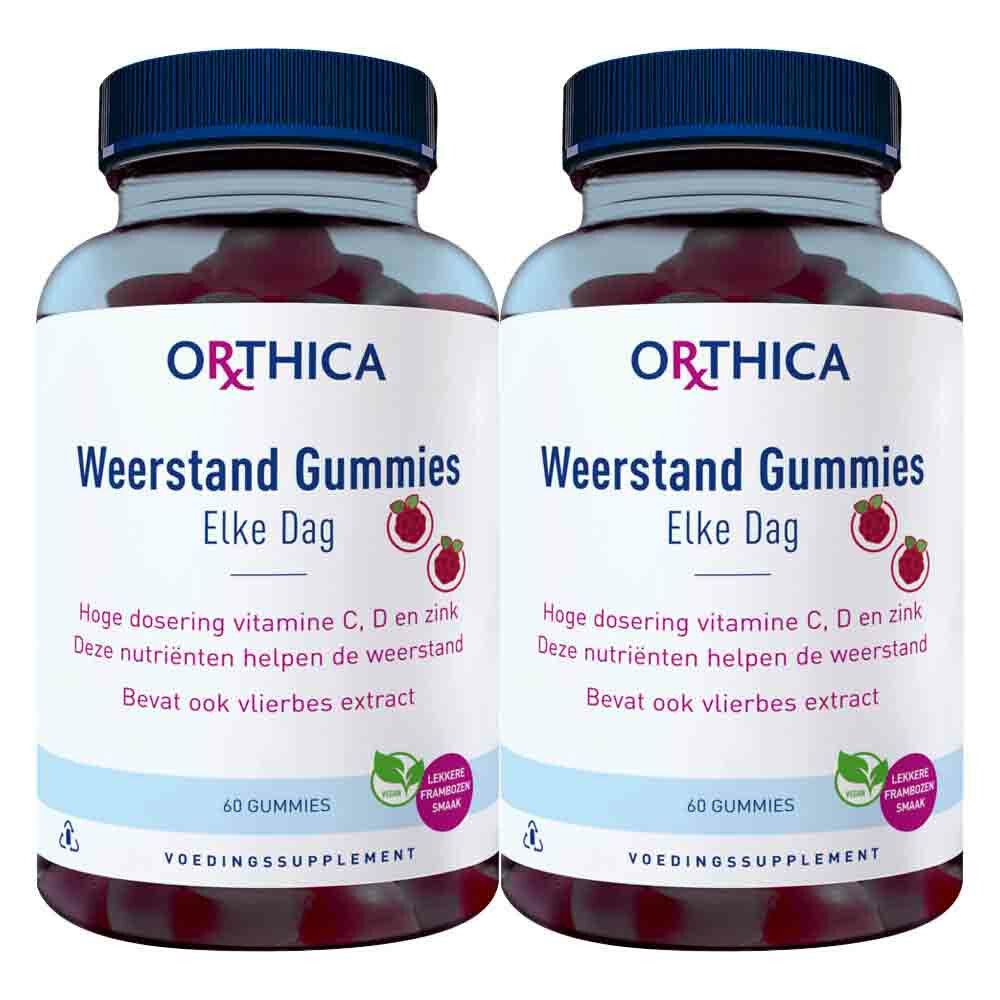 2x Orthica Weerstand Gummies 60 stuks