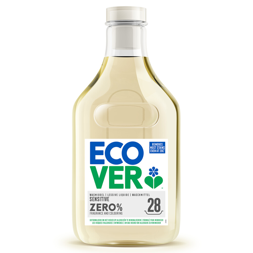 Ecover Vloeibaar Wasmiddel ZERO Voordeelverpakking 6 x 1,43L