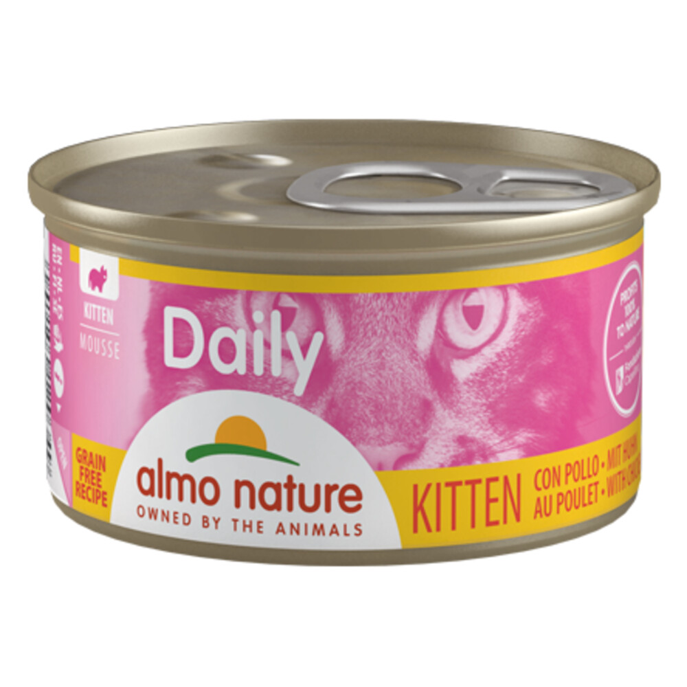 Almo Nature Daily Kattenvoer Kitten Kip 85 gr