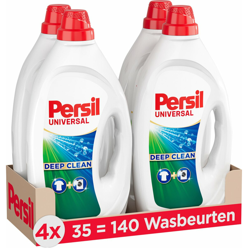 4x Persil Wasmiddel Gel 35 Wasbeurten Universeel 1,575 liter