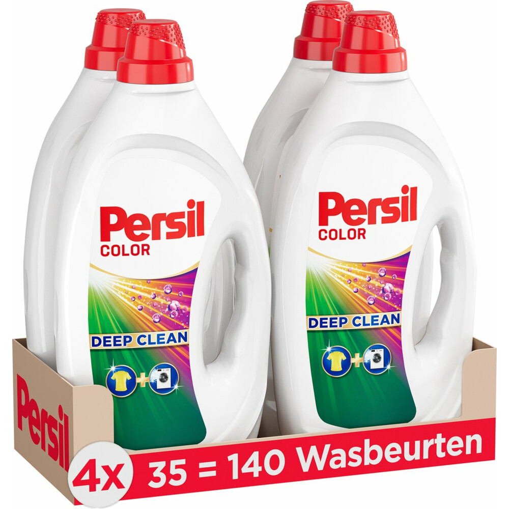 4x Persil Wasmiddel Gel 35 Wasbeurten Color 1,575 liter