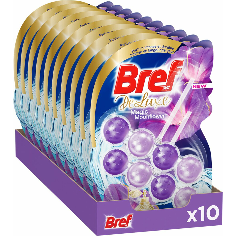 10x Bref Toiletblok Deluxe Magic Moonflower 2 stuks