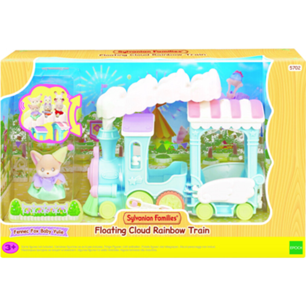 Sylvanian Families 5702 Wolken Regenboog Trein Speelset