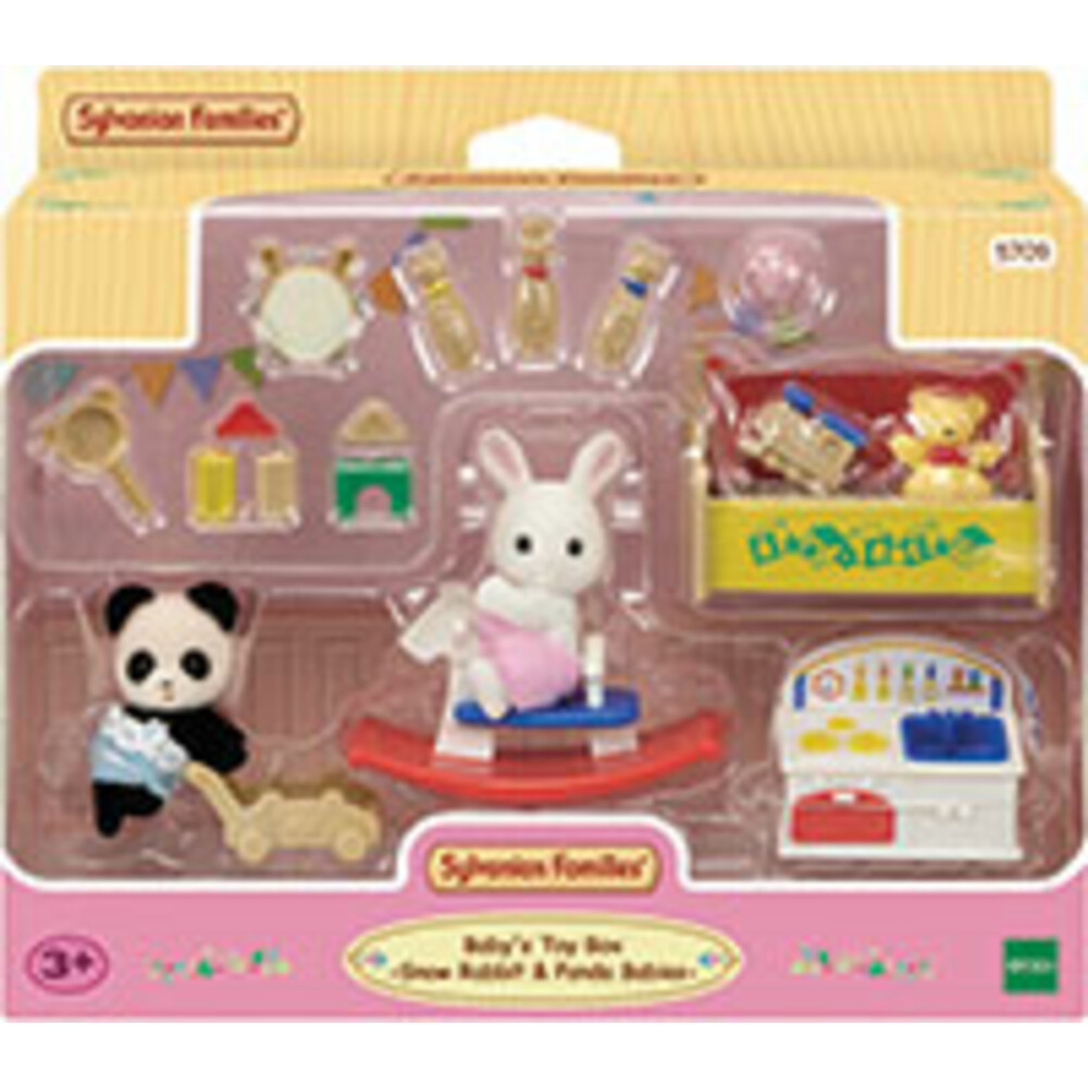 Sylvanian Families Baby Speelset 5709 Speelkamer- Baby Panda&Sneeuwwitkonijn