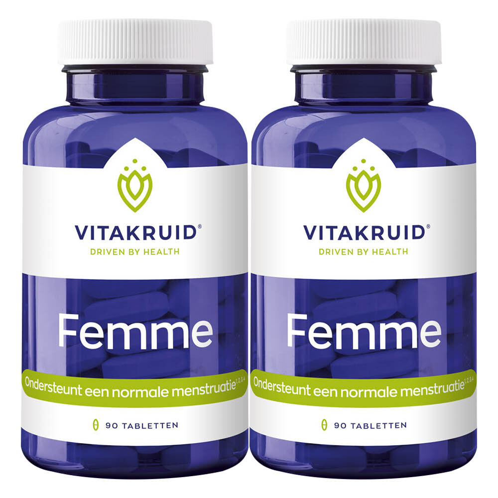 2x Vitakruid Femme 90 tabletten