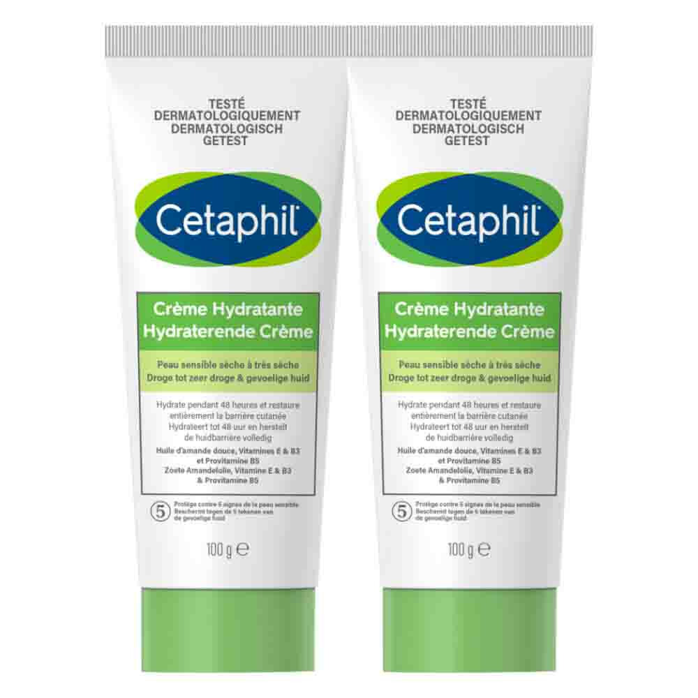 2x Cetaphil Hydraterende Crème 100 gr