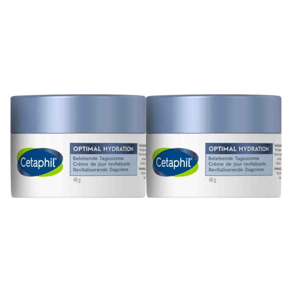 2x Cetaphil Optimal Hydration Healthy Glow Dagcrème 48 gr