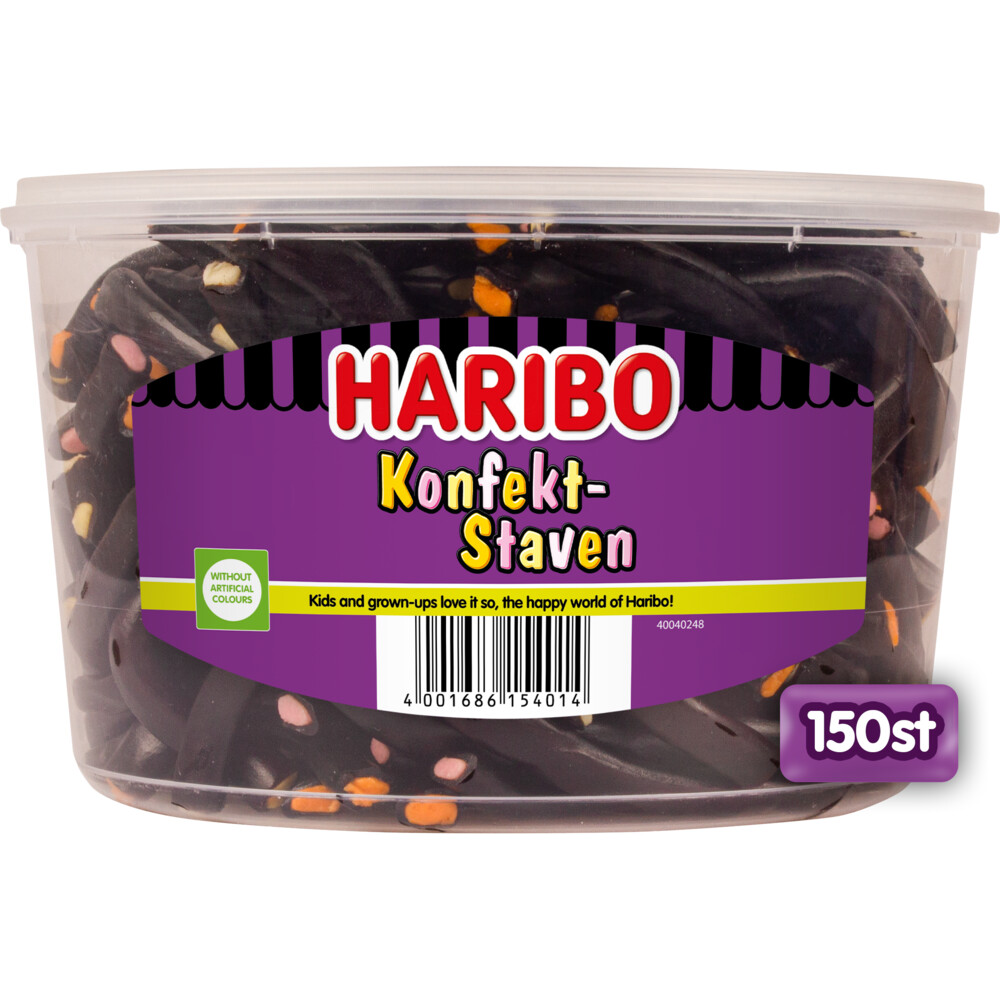 3x Haribo Konfektstaven 150 stuks