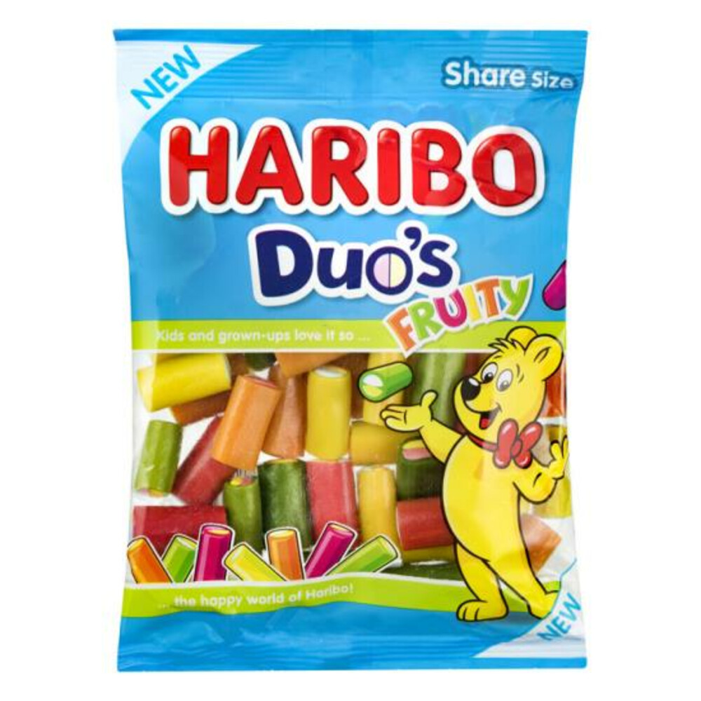 12x Haribo Duo's Fruity 200 gr