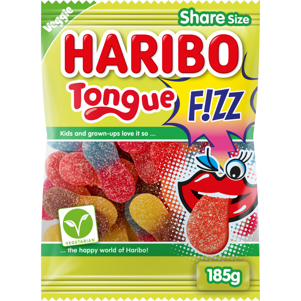 16x Haribo Tongue F!ZZ 185 gr