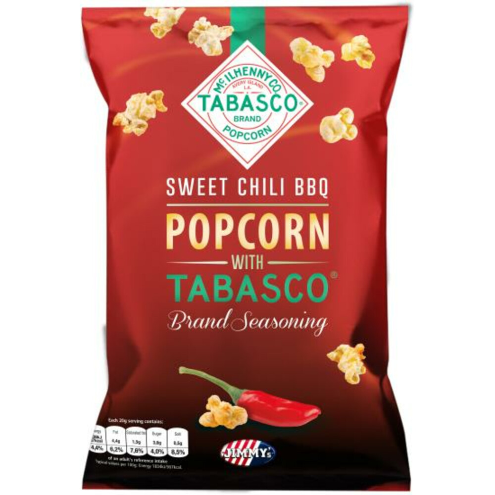 Jimmy's Popcorn Tabasco Sweet Chili BBQ 90 gr