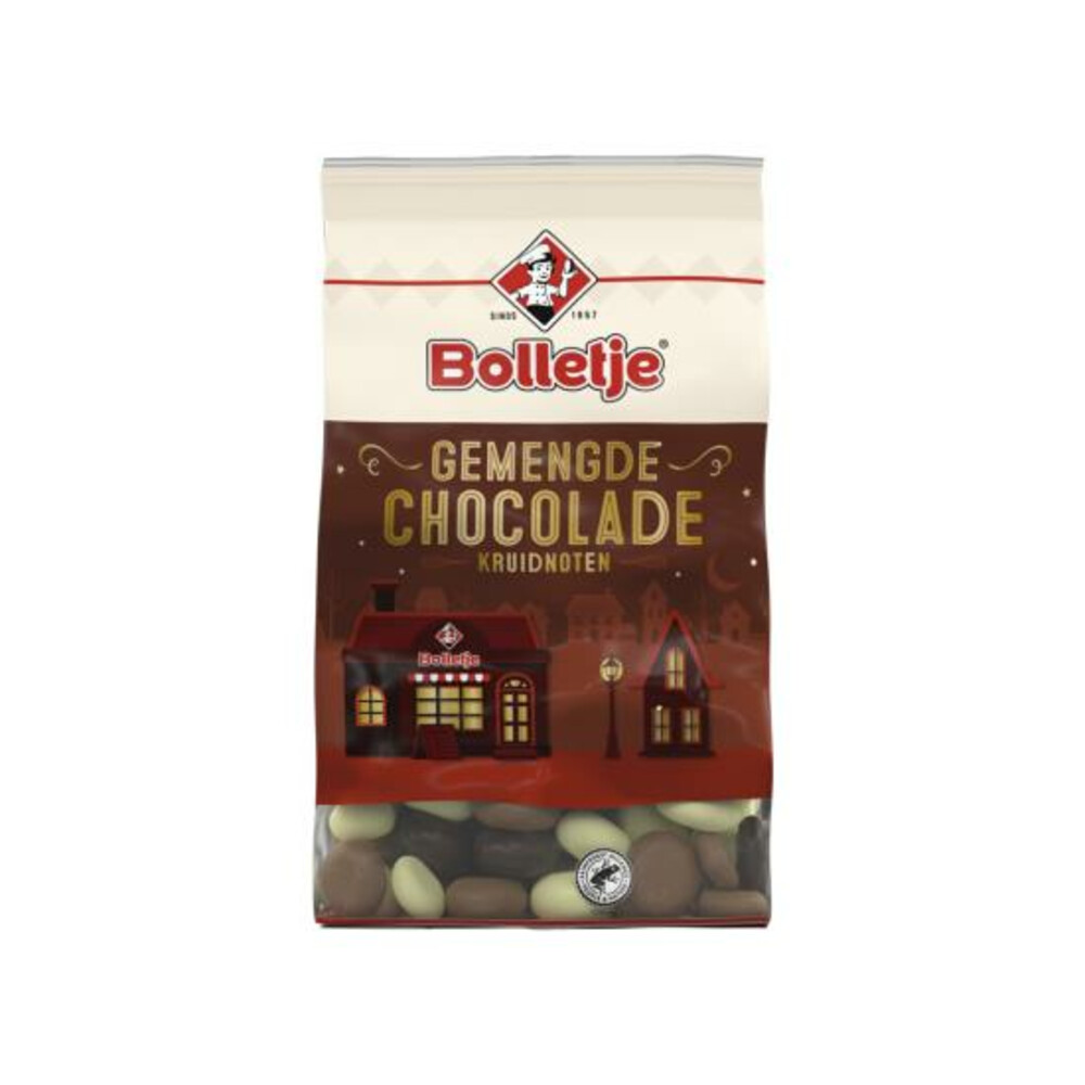 16x Bolletje Kruidnoten Gemengde Chocolade 250 gr