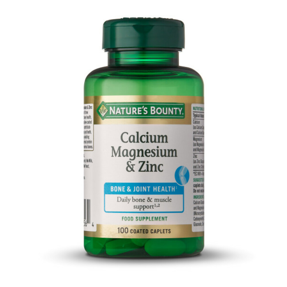 2x Nature's Bounty Calcium Magnesium Zink 100 Tabletten