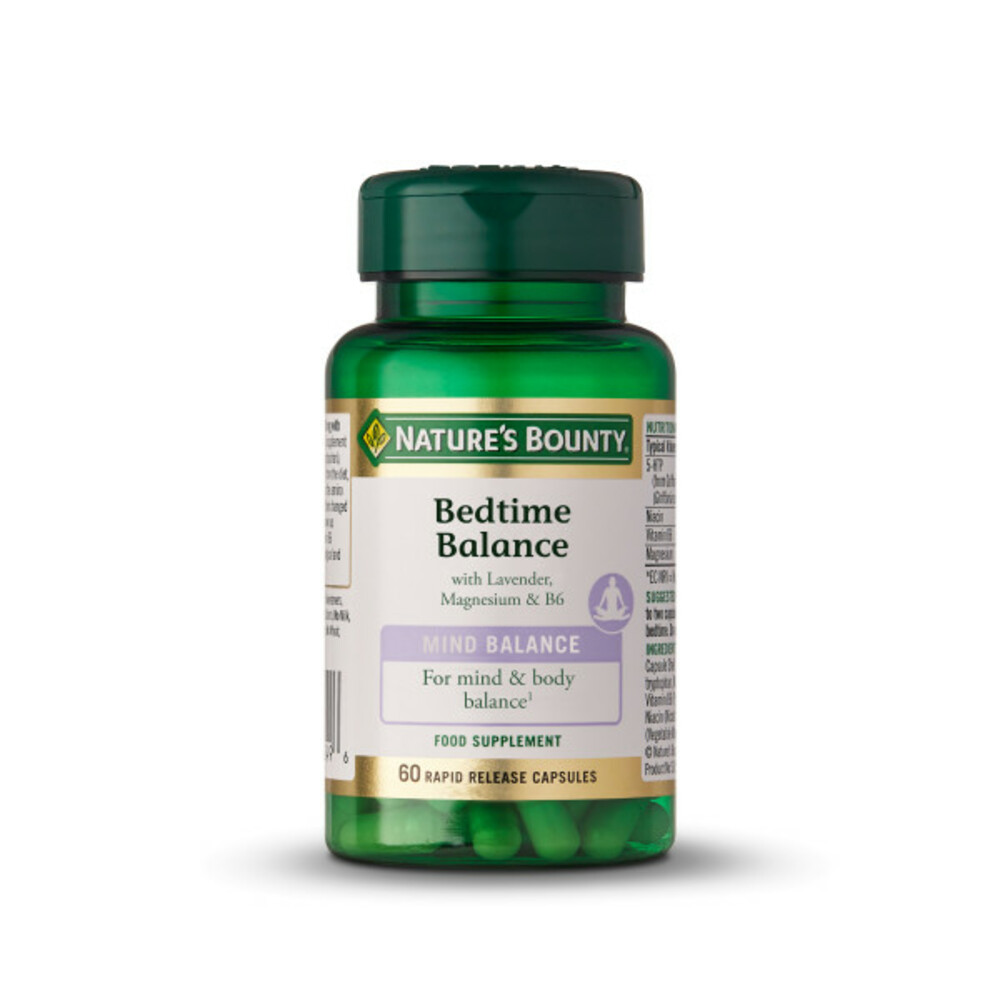 2x Nature's Bounty Bed Time Balance 60 capsules