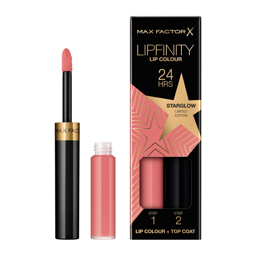 2x Max Factor Lipfinity Lipstick Limited Edition 080 Starglow 2,3 ml