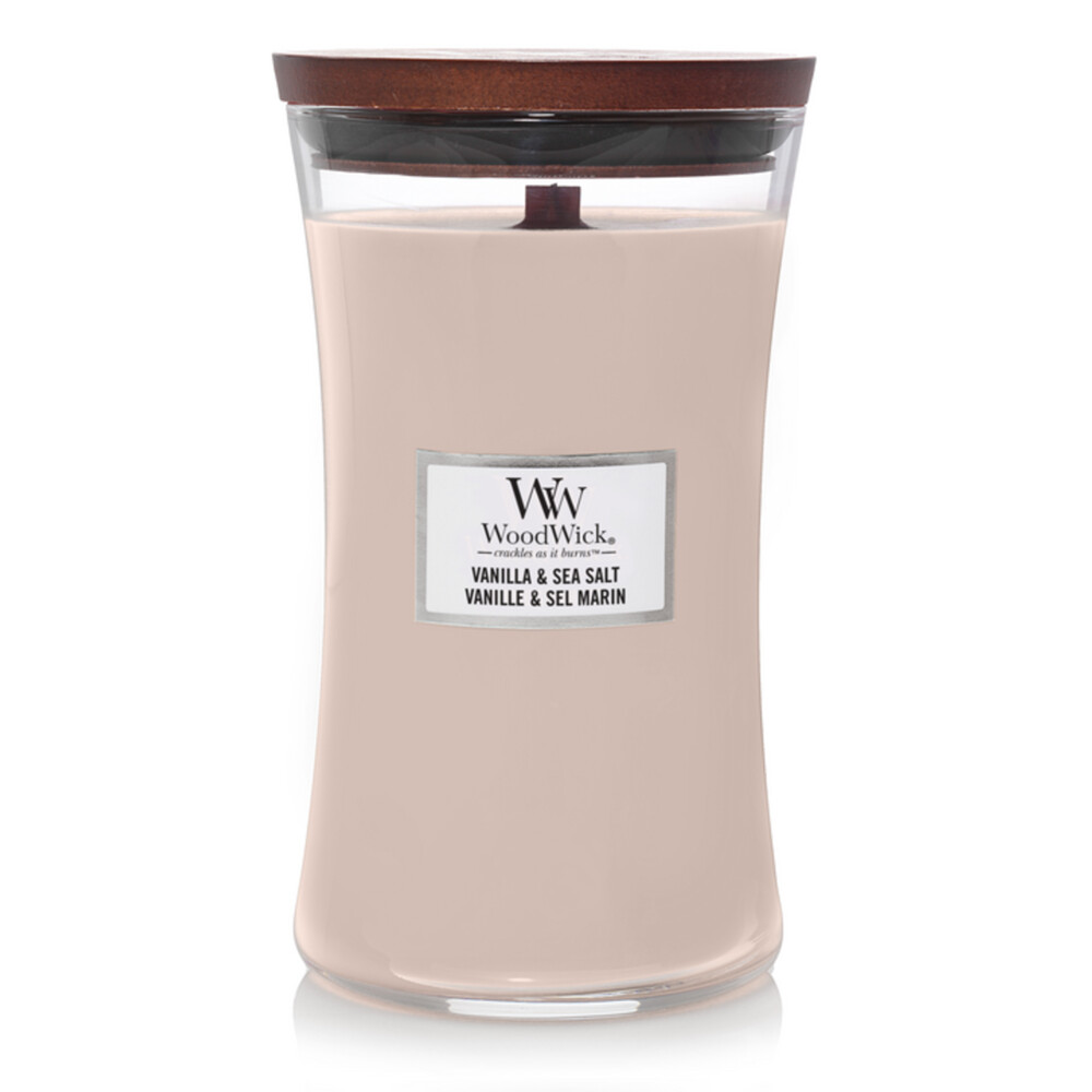 WoodWick Geurkaars Large Vanilla&Sea Salt 611 gr