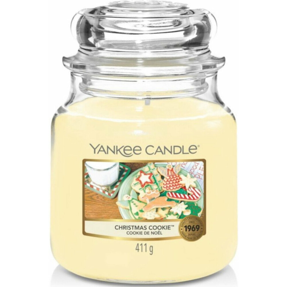 Yankee Candle Geurkaars Medium Jar Christmas Cookie 368 gr
