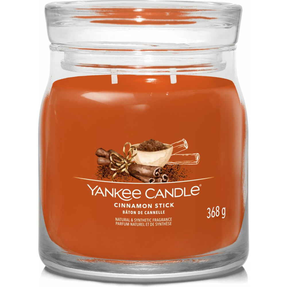 Yankee Candle Geurkaars Medium Jar Cinnamon Stick 368 gr