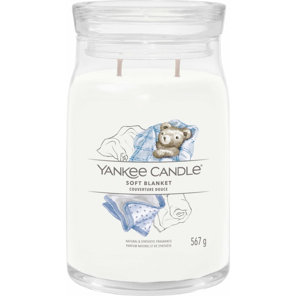 Yankee Candle Geurkaars Large Jar Soft Blanket 567 gr