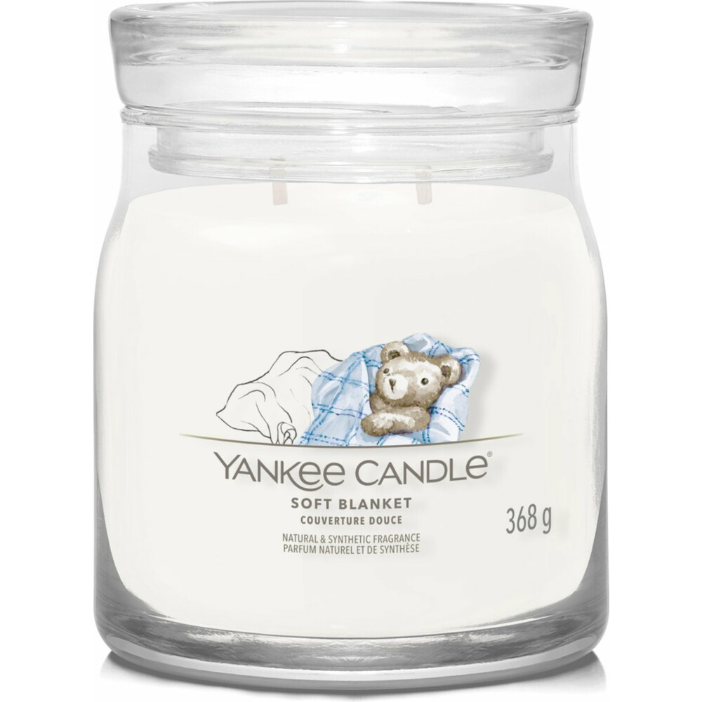 Yankee Candle Geurkaars Medium Jar Soft Blanket 368 gr