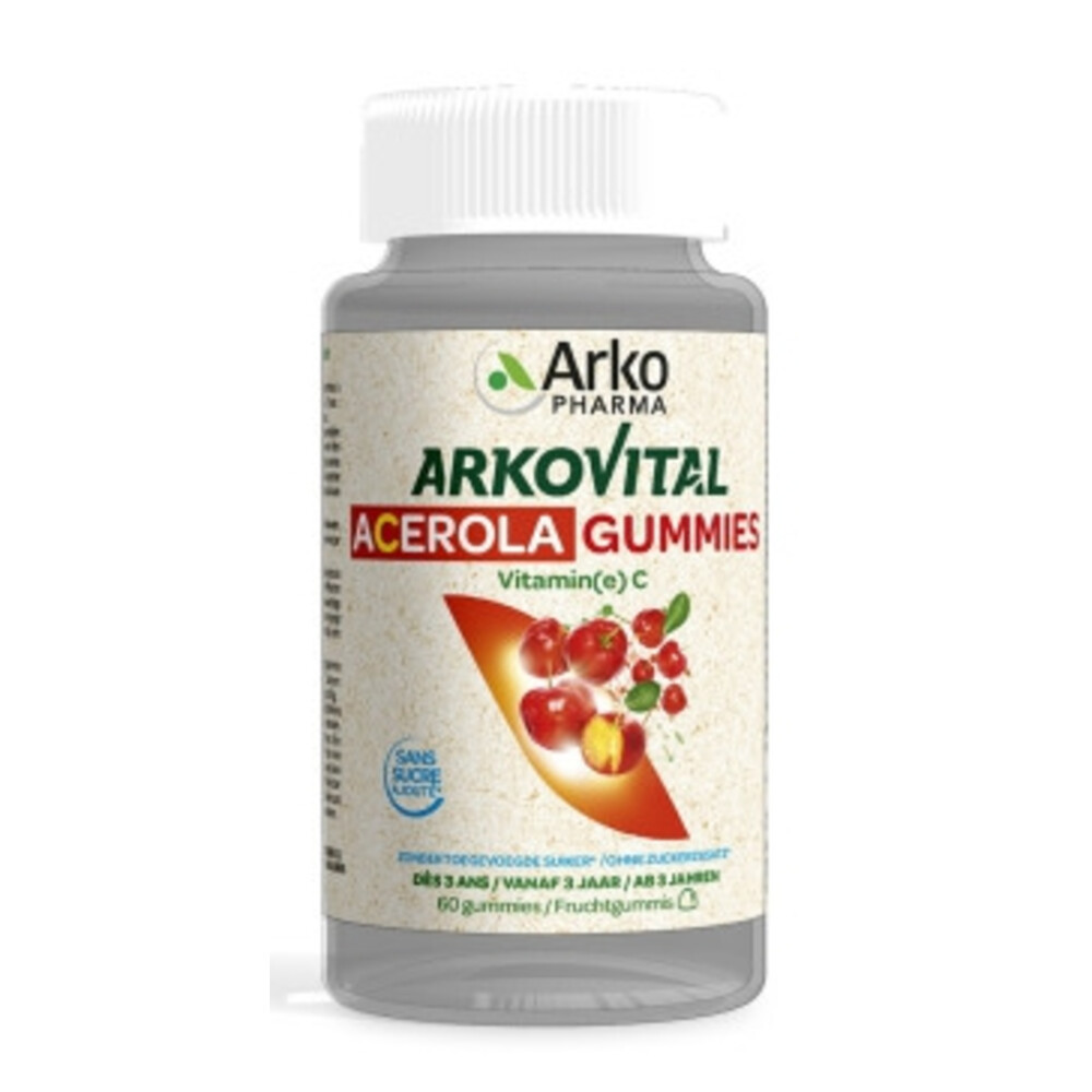 2x Arkopharma Arkovital Acerola 60 gummies